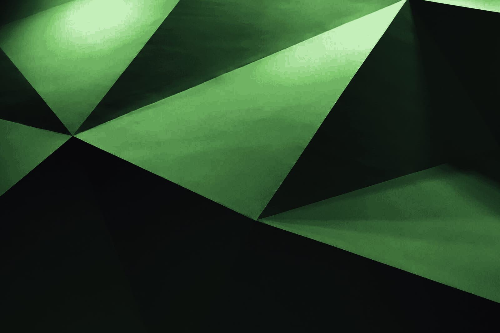 Overlapping flat planes forming an abstract wall